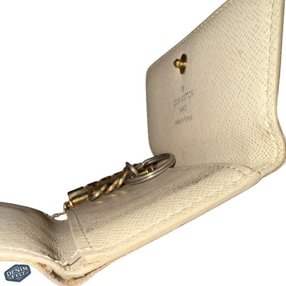 Louis Vuitton 6-Ring Key Holder in Damier Azur Canvas – Made in France - Picture 12 of 13